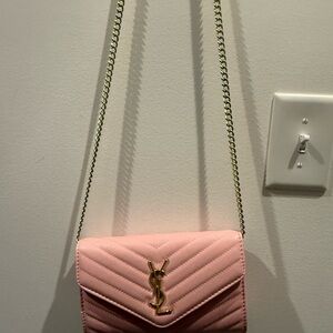 Brand new open to offers Yves Saint Laurent Pink Quilted Chain Bag